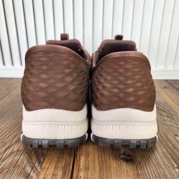 Skechers Slip-Ins Hillcrest Cedar Root Mens Sz 7.5 Brown Hands Free Trail Shoes main image 4